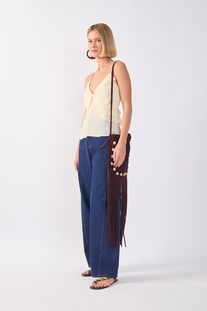 Denim Pockets Seam Detail Pants_2