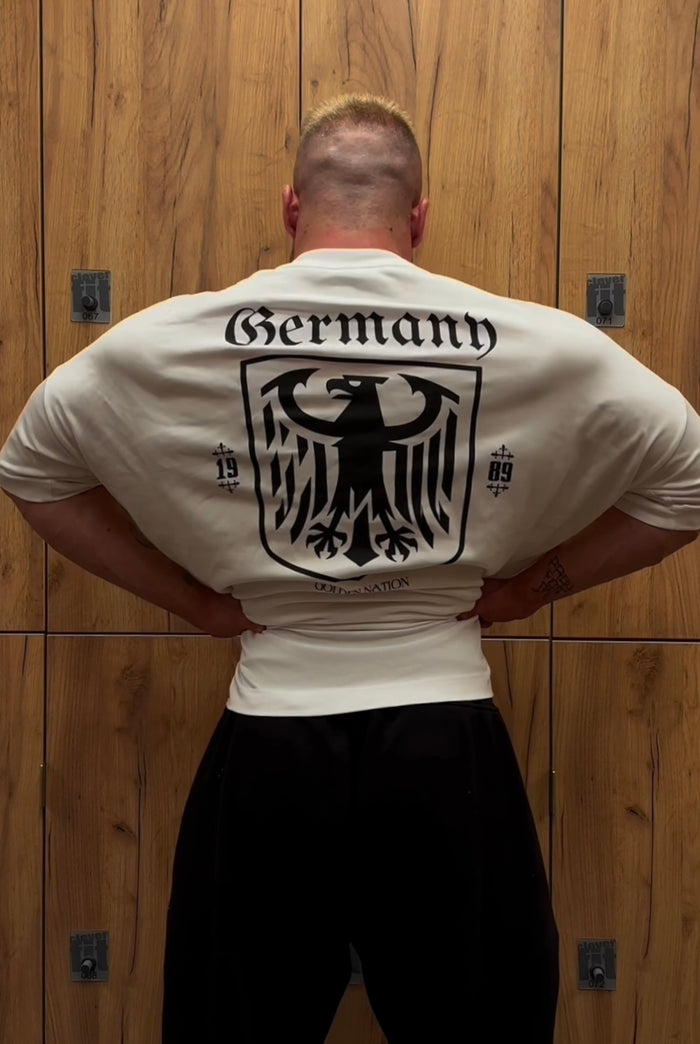 DEUTSCHLAND (Backprint) - WEISS
