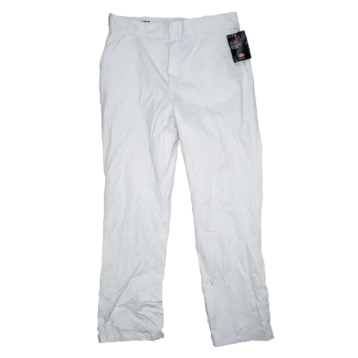 Dickies Women's White 874 Work Trousers - Size 14, Medium - Army & Outdoors - Dress Trousers