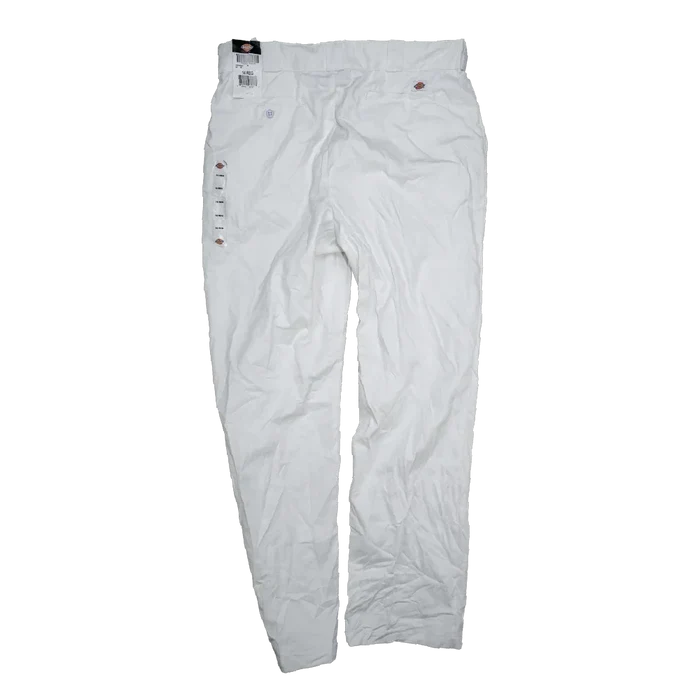 Dickies Women's White 874 Work Trousers - Size 14, Medium - Army & Outdoors - Dress Trousers