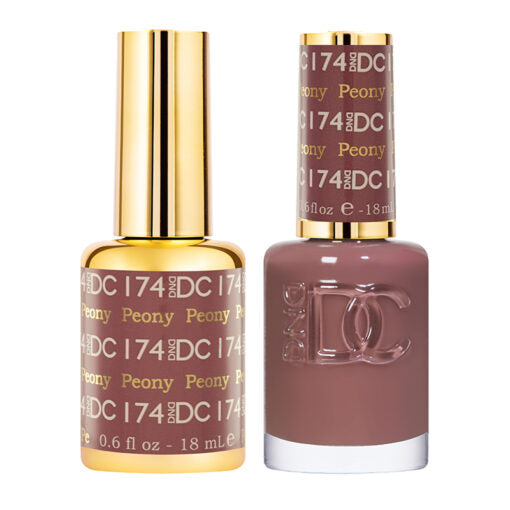 DND DC Duo Gel & Nail Polish 174 - Peony