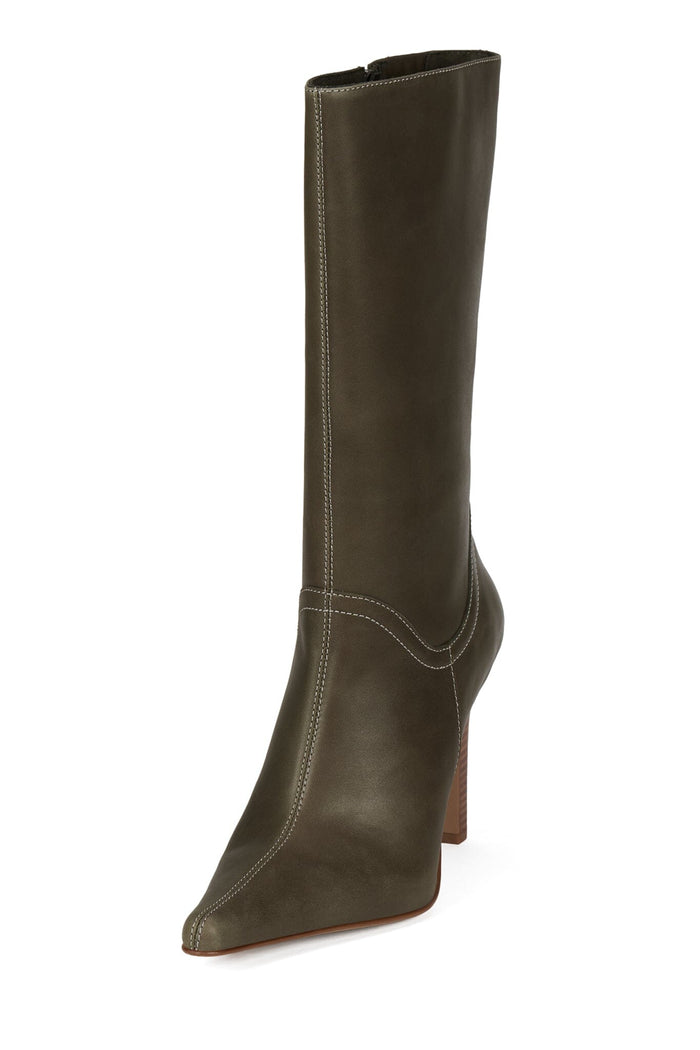 DOTTY Jeffrey Campbell Heeled Boot Olive