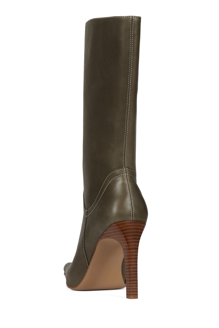 DOTTY Jeffrey Campbell Heeled Boot Olive