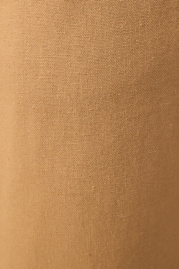 Drawstring Pleated Wide-Leg Linen Pants_8