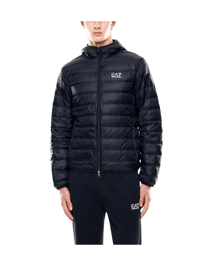 EA7 Emporio Armani Blue Polyamide Shell Jacket