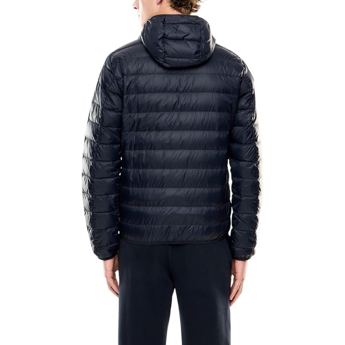 EA7 Emporio Armani Blue Polyamide Shell Jacket