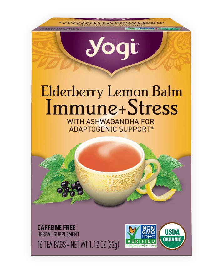 ELDERBERRY LEMON BALM IMMUNE + STRESS TEA