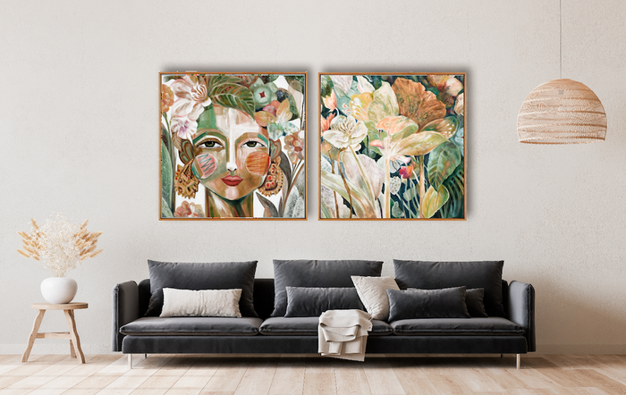 Ever Green | Framed Canvas Print