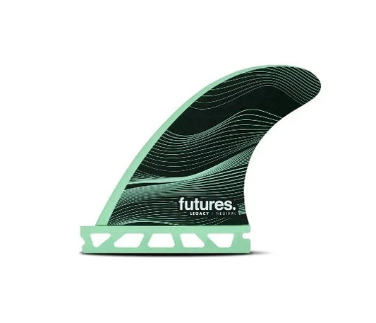 Futures F3 HC Legacy Tri thruster fins x small green honeycomb construction