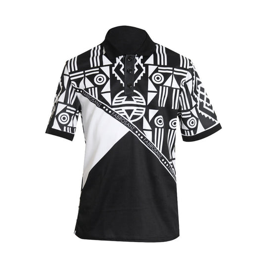 Fabrosanz: Menswear Nguni Print Golf Shirt
