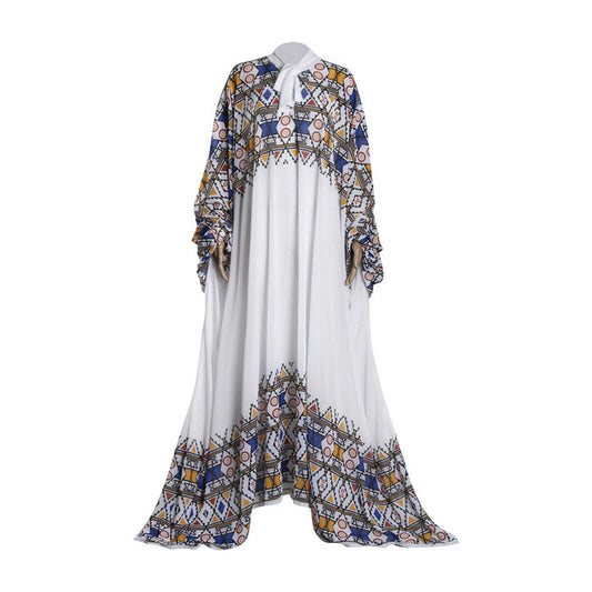 Fabrosanz: Nguni Tie Neck Kaftan