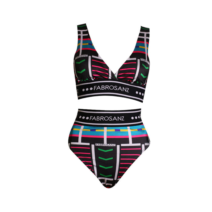Fabrosanz: Venda Print Bikini Set