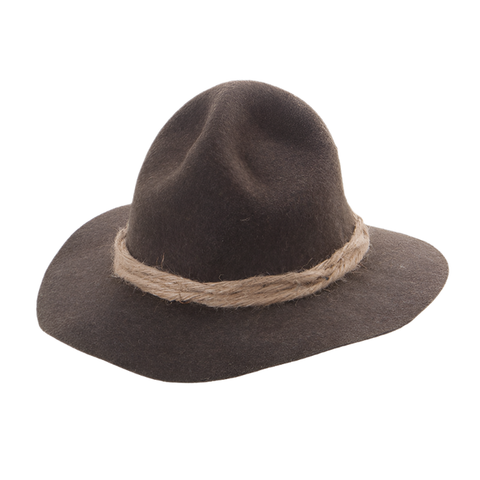 Faustmann Alpine Wool Hat — 100% Wool, Brown