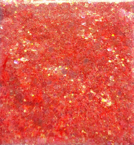 Fluorescent Coral Glitter 10g