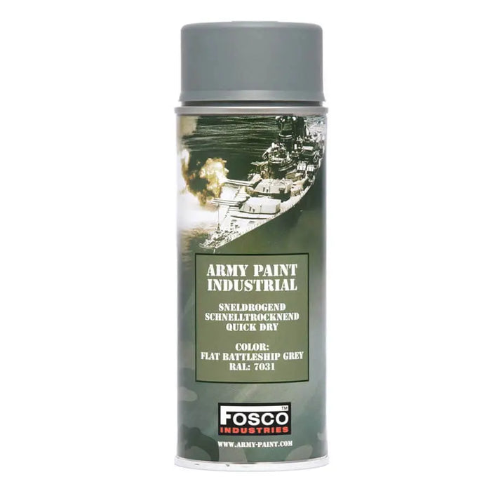 Fosco Battleship Grå Maling 400 ml, spraydåse