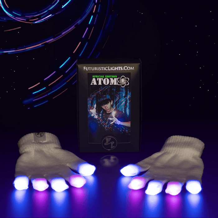 Futuristic Lights SE Atom Motion Reactive LED Gloves