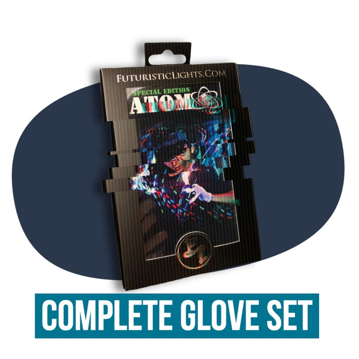Futuristic Lights SE Atom Motion Reactive LED Gloves