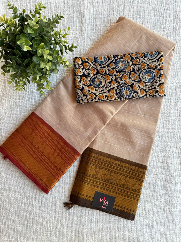 Handloom Chettinad cotton saree