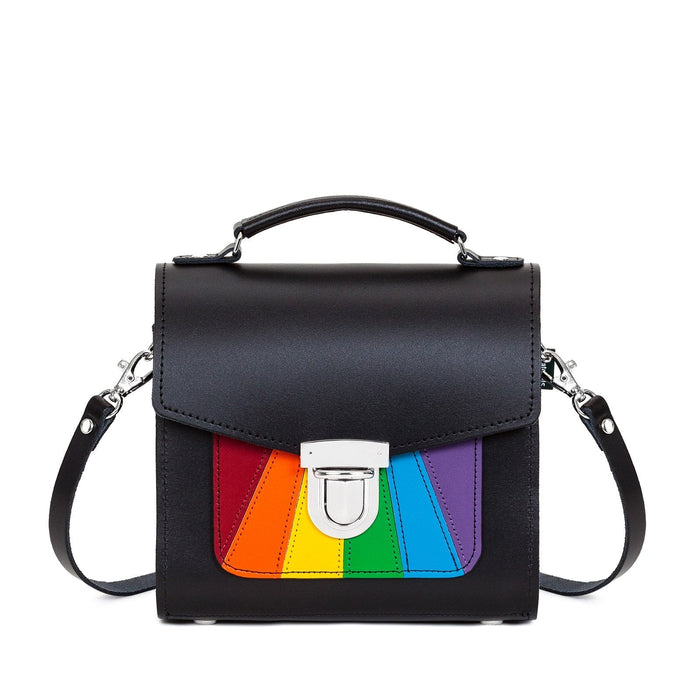 Handmade Leather Sugarcube Handbag - Pride - Bascora