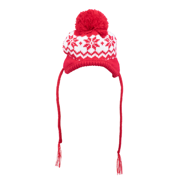 SNOWFLAKE-FAIRISLE-DOG-HAT