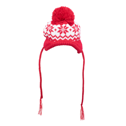 SNOWFLAKE-FAIRISLE-DOG-HAT
