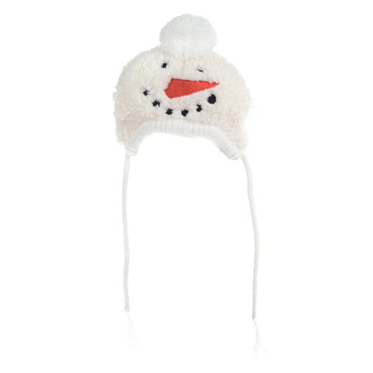 SNOWMAN-DOG-HAT