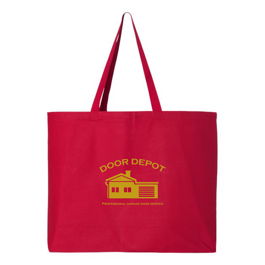 Heavy Canvas Jumbo Tote Bag, Printed