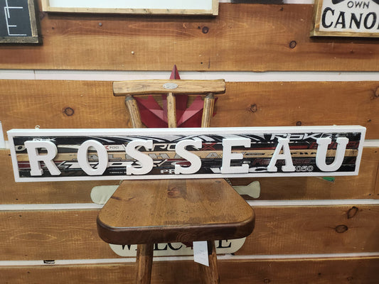 Hockey Stick Guy Rosseau Sign