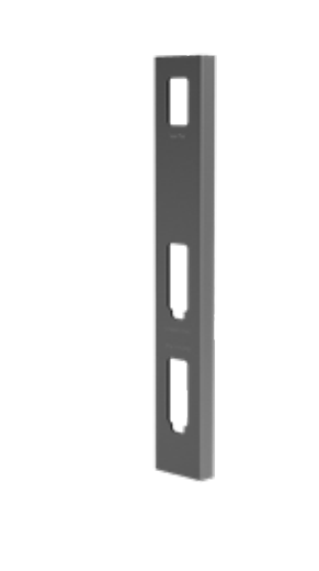 Hole cutting jig for Slat top PVC fence posts. - Image 1