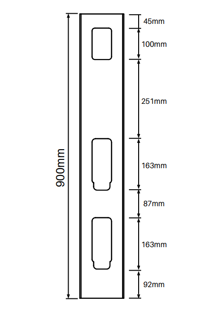 Hole cutting jig for Slat top PVC fence posts. - Image 2