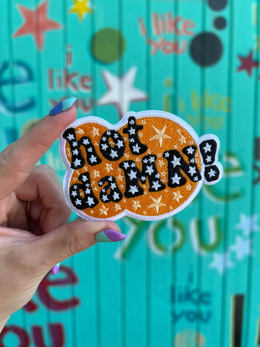 Hot Damn! Embroidered Patch