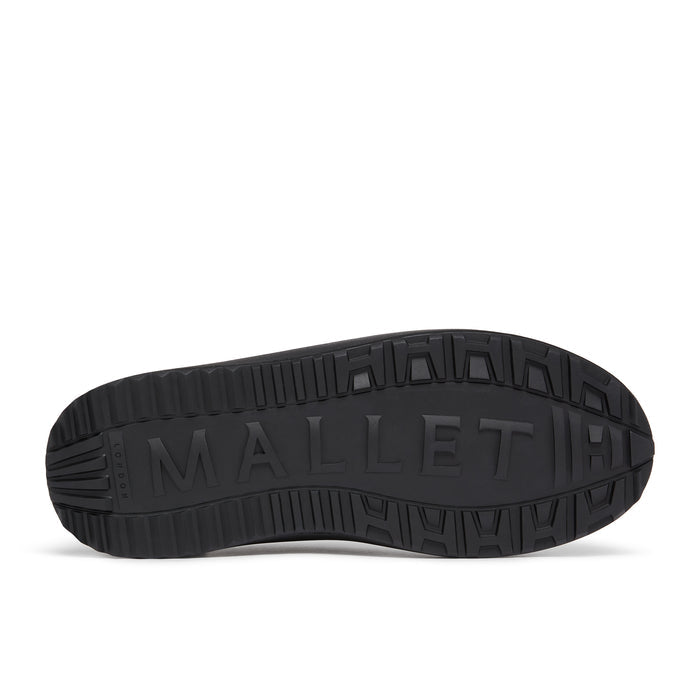 Mallet London Hoxton Lite Triple Black Mens Trainers