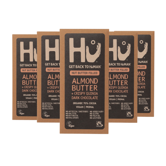 Hu Organic Almond Butter & Quinoa Dark Chocolate Bar