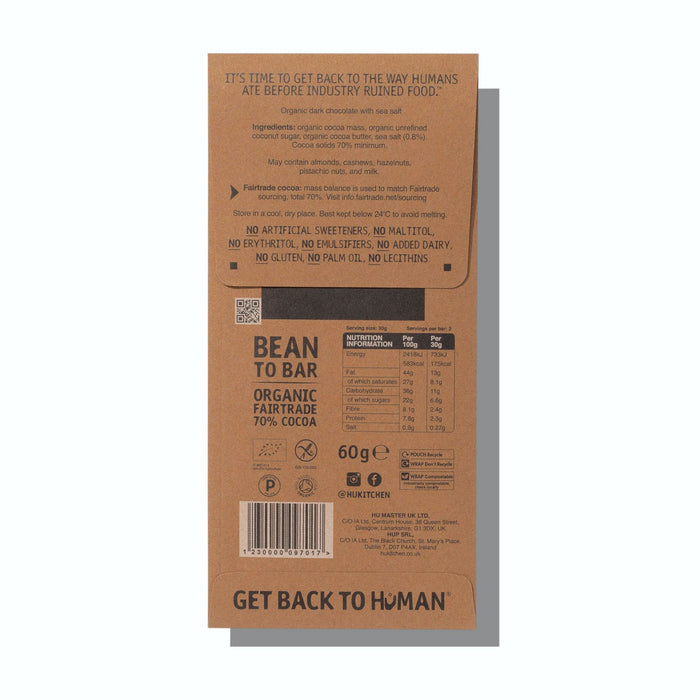 Hu Organic Salty Dark Chocolate Bar