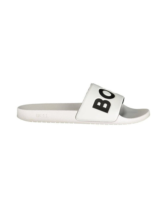 Hugo Boss White Polyurethane Men's Slipper