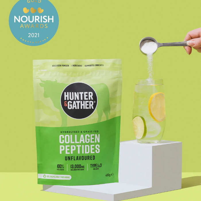 Hunter & Gather Collagen Peptides Bovine Protein Powder 400g