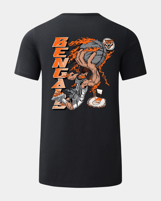 Idaho State Slam Dunk Spectacle 2.0 Black T-Shirt Back