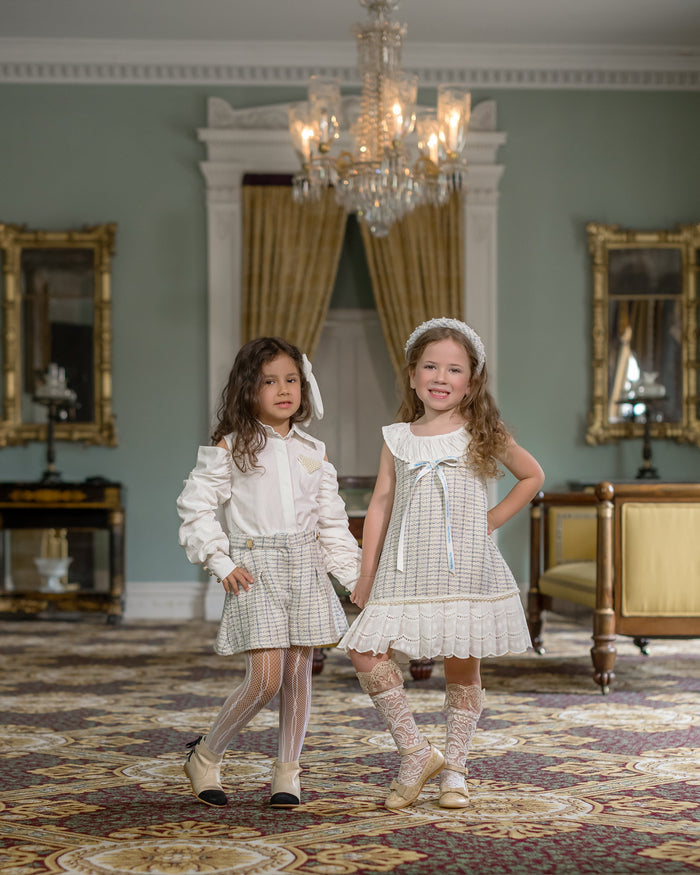 Iris Tweed Shorts - Petite Maison Kids