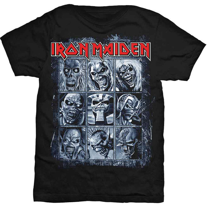 IRON MAIDEN - NINE EDDIES - T-Shirt Black