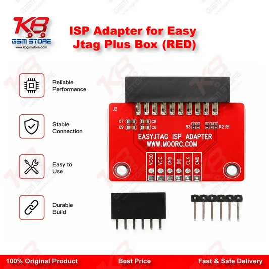 ISP Adapter for Easy Jtag Plus Box (RED)