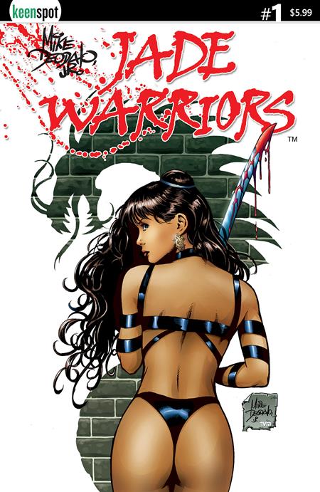 JADE WARRIORS #1 CVR A MIKE DEODATO BLOODY SWORD