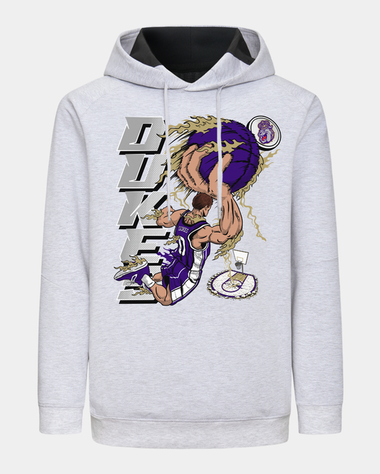 James Madison Slam Dunk Singular Heather Grey Hoodie