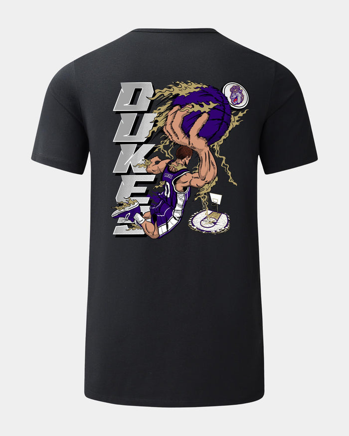 James Madison Slam Dunk Spectacle 2.0 Black T-Shirt Back