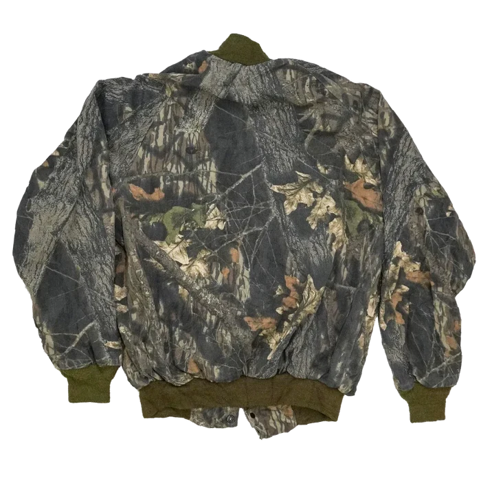 Jerzees Outdoors Mossy Oak Bomber Jacket - Medium - Army & Outdoors - Flight Jackets