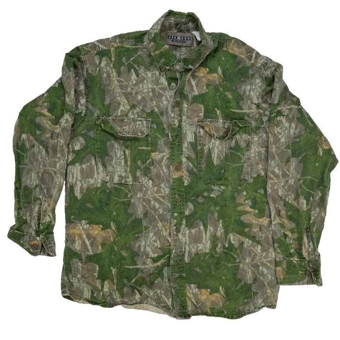 Jerzees Outdoors Mossy Oak Field Shirt - Medium - Army & Outdoors - Field Shirts