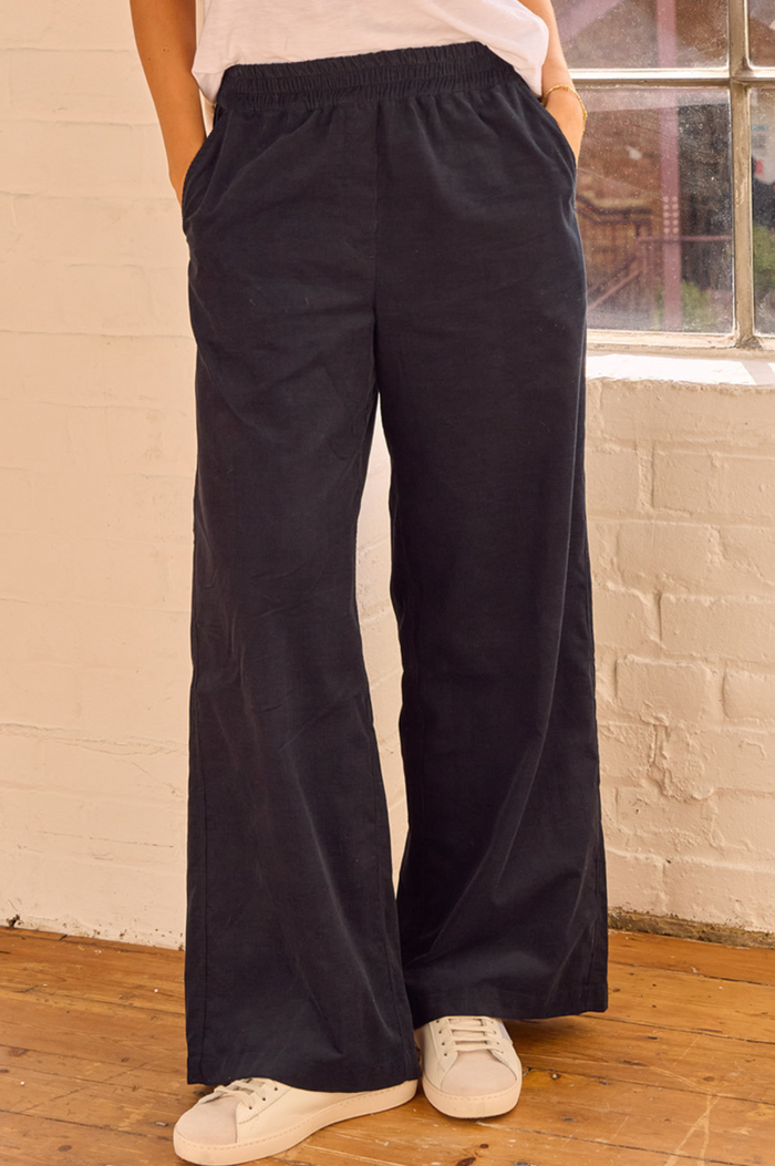 Juliana Cord Trousers | Ink - Aspiga
