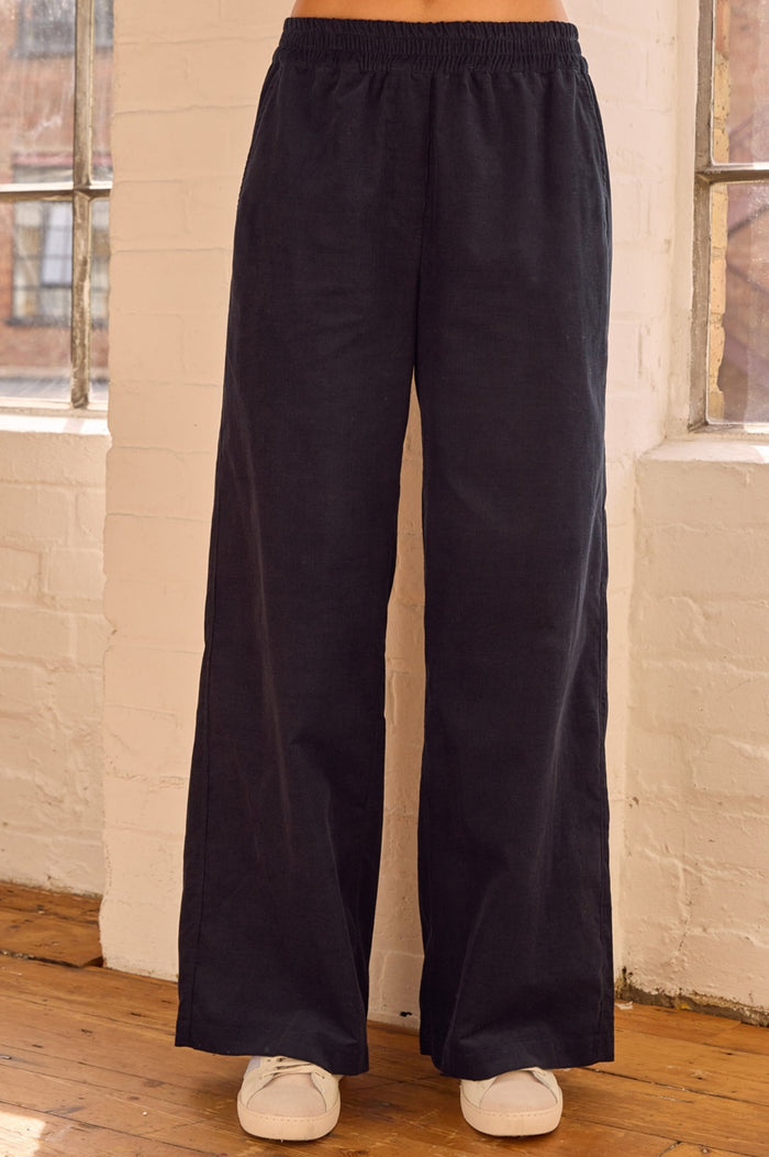 Juliana Cord Trousers | Ink - Aspiga