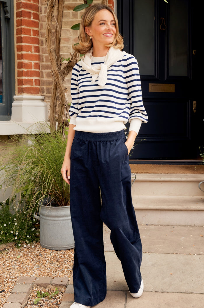 Juliana Cord Trousers | Ink - Aspiga