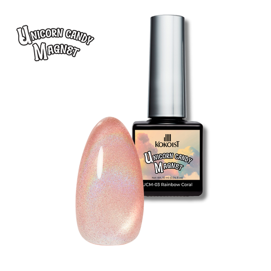 K- Unicorn Candy Magnet UCM-03 Rainbow Coral