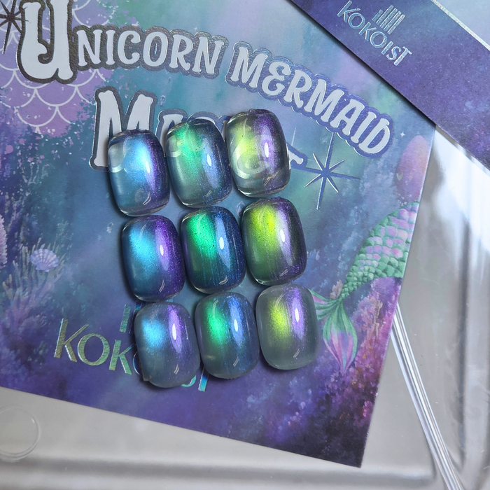 K- Unicorn Mermaid Magnet UMM-01 Blue Ocean